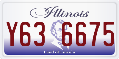 IL license plate Y636675