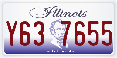 IL license plate Y637655