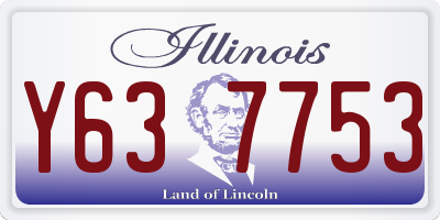 IL license plate Y637753