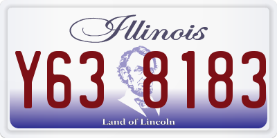 IL license plate Y638183