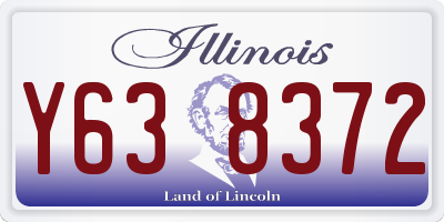 IL license plate Y638372