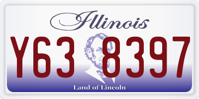 IL license plate Y638397