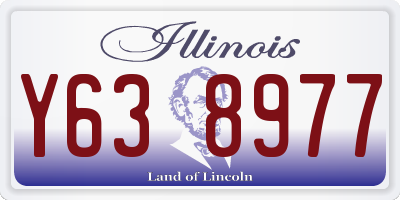 IL license plate Y638977