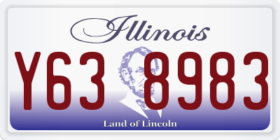 IL license plate Y638983