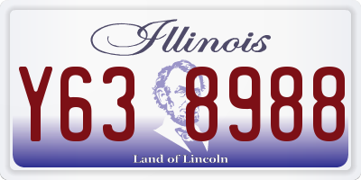 IL license plate Y638988