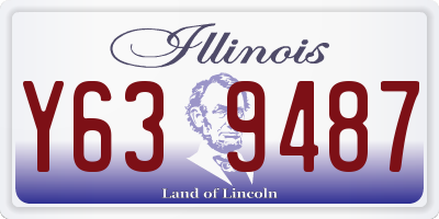 IL license plate Y639487
