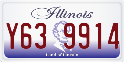 IL license plate Y639914
