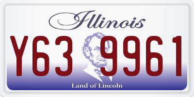 IL license plate Y639961