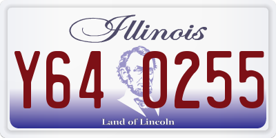 IL license plate Y640255