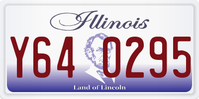 IL license plate Y640295