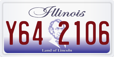 IL license plate Y642106