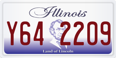 IL license plate Y642209