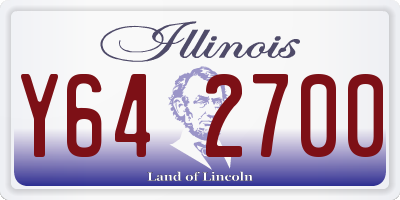 IL license plate Y642700