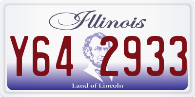 IL license plate Y642933