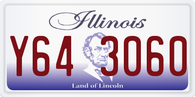 IL license plate Y643060