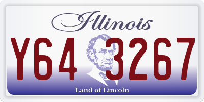 IL license plate Y643267