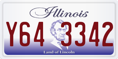 IL license plate Y643342