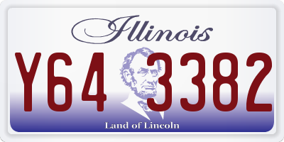 IL license plate Y643382