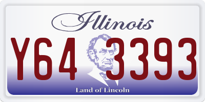 IL license plate Y643393