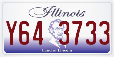 IL license plate Y643733