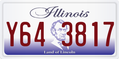IL license plate Y643817