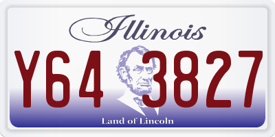 IL license plate Y643827