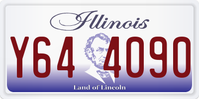 IL license plate Y644090