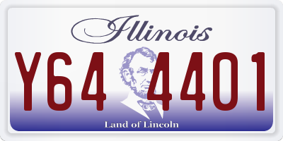 IL license plate Y644401