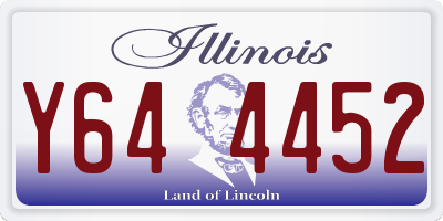 IL license plate Y644452