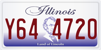 IL license plate Y644720