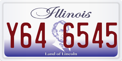 IL license plate Y646545