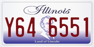 IL license plate Y646551