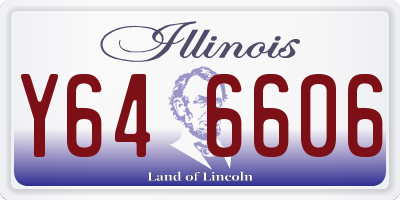 IL license plate Y646606