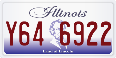 IL license plate Y646922