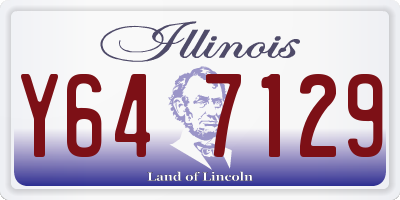 IL license plate Y647129
