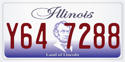 IL license plate Y647288