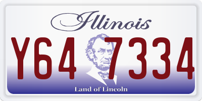 IL license plate Y647334