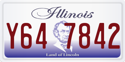 IL license plate Y647842