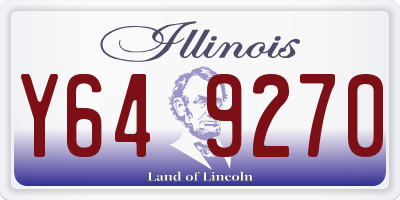 IL license plate Y649270
