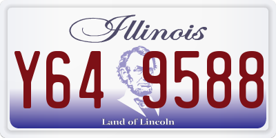 IL license plate Y649588