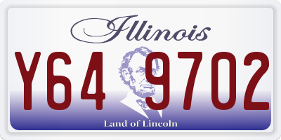 IL license plate Y649702