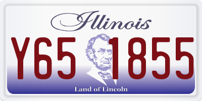 IL license plate Y651855