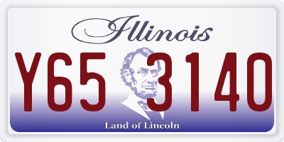 IL license plate Y653140