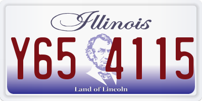 IL license plate Y654115
