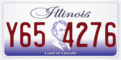 IL license plate Y654276