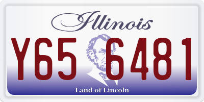 IL license plate Y656481