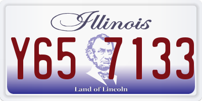 IL license plate Y657133