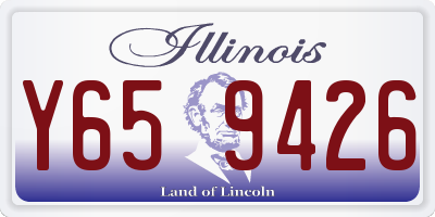 IL license plate Y659426