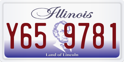 IL license plate Y659781