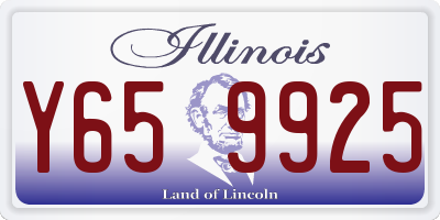 IL license plate Y659925